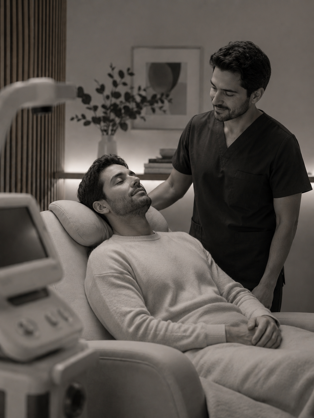 Sesión de neuromodulación en un consultorio de Advance Wellness